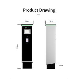 Colour LCD Parking Ticket Kiosk Indonesia Parking Lot Ticketing System