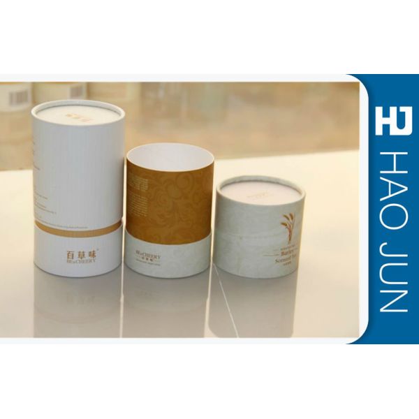 Buy Recyclable Printed Cardboard Tubes , Paper Cylinder Packaging Boxes at wholesale prices