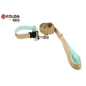 Soft Hemp Material Nylon Dog Collars Easy Clean For Large Medium Small Dogs