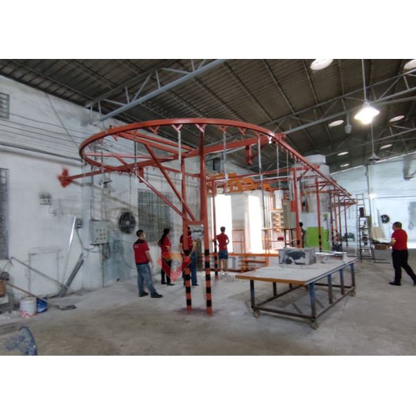 Automated Powder Coating System Powder Paint Booth Industrial Powder Coating