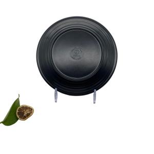 Matte Japanese Melamine Dinnerware Black Melamine Dinner Set Anti Scratch