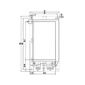 4.3 Inch Lifts 7 Segment Display Elevator Cop Panel Tft For Elevator LCD And TFT