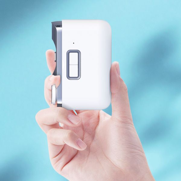 USB Chargeable Electric Baby Nail Cutter with Low Vibration Motor and 360° Rotation
