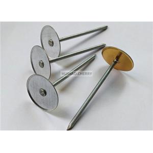 Galvanized Steel Cup Head Insulation Pins 2.7mm Applied With A Capacitor