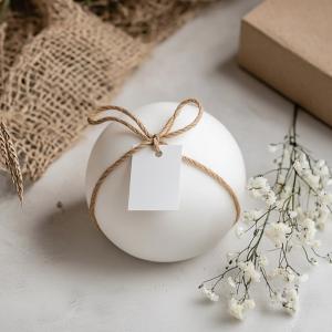 EcoSphere Pulp Ornament Set Biodegradable Christmas Gift Packaging Customizable