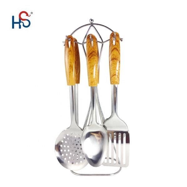 Stainless Steel Kitchen Utensils Set Non-stick Cooking Tools for Any Colorful Kitchen