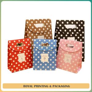 good quality customize colorful paper bag/gift bag made in guangzhou