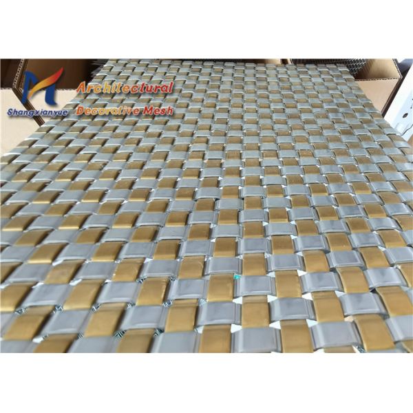 Flat Museums Architectural Stainless Steel Mesh Screen 12.8mm