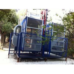 Electric Construction Hoist Elevator Single Cage , Building Lift