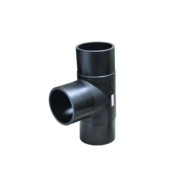 Buy PE DN63-DN450 Butt Fusion Equal Tee Polyethylene Pipe Fittings at wholesale prices