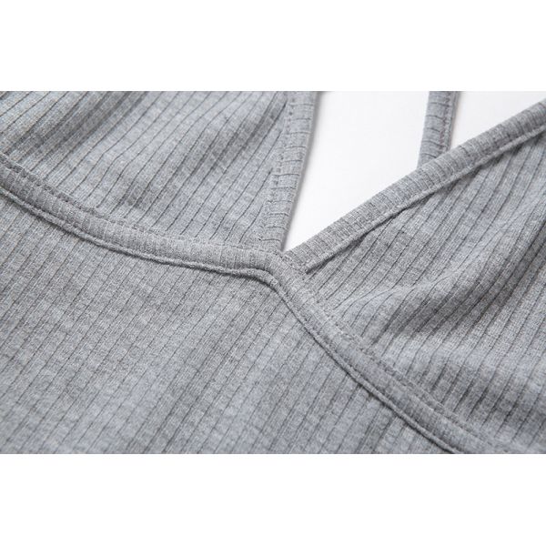 Ribbed Sexy Women Bodycon Jumpsuit Backless Bodycon Jumpsuit