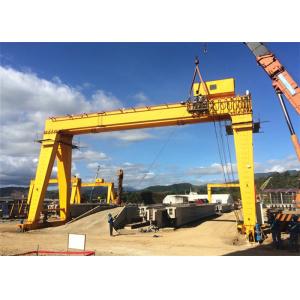 Outdoor Indoor Electric Trolley Double Girder Gantry Crane Track Mounted