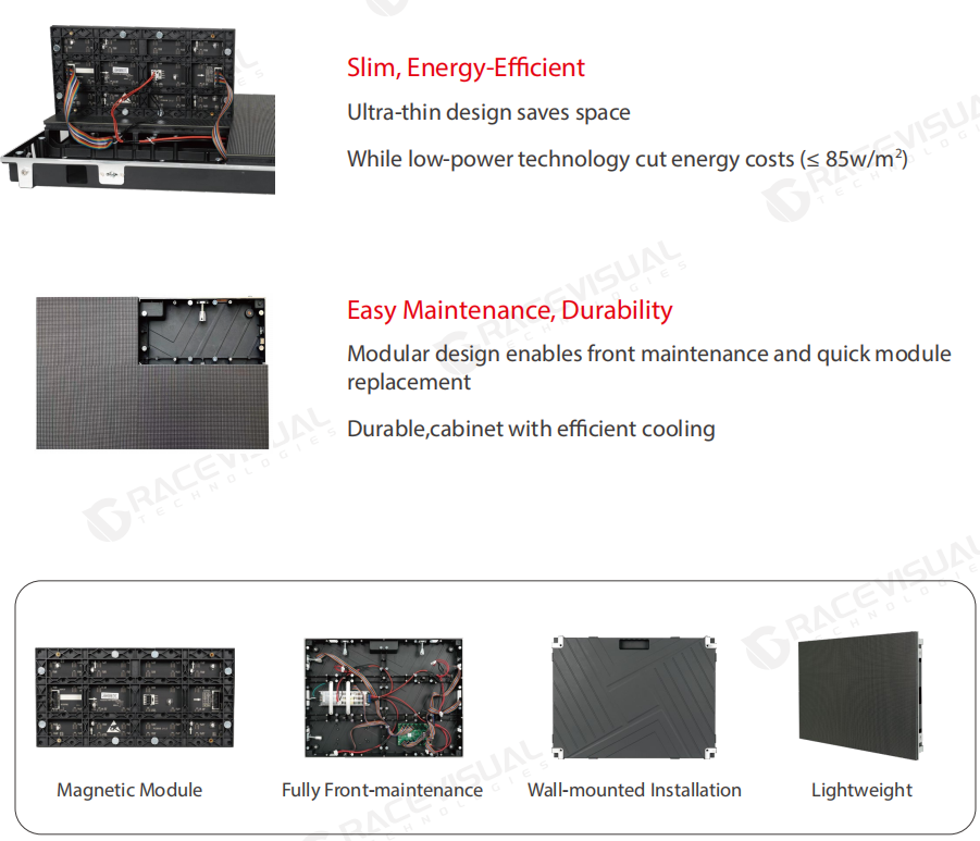 BUD Series Indoor P2.5 640x480mm Wall Mounted/Fixed LED wall for the Church with inventory in the USA&EU
