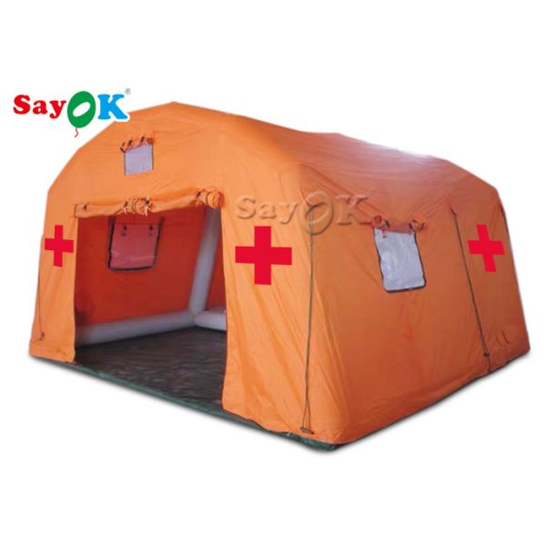inflatable emergency tent Fire Proof PVC Tarpaulin Inflatable Medical Tent /