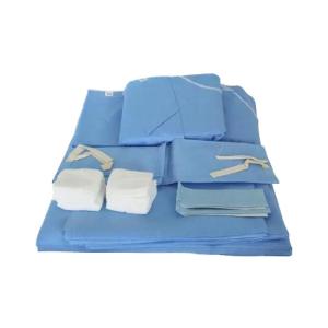 Disposable Sterile Surgical Cardiovascular Pack Drape Kit SMS PP