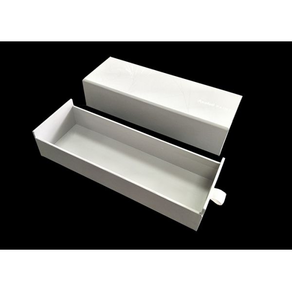 Gift Sunglasses Slide Open Boxes Kraft Glossy Lamination 2cm Width Satin Tape