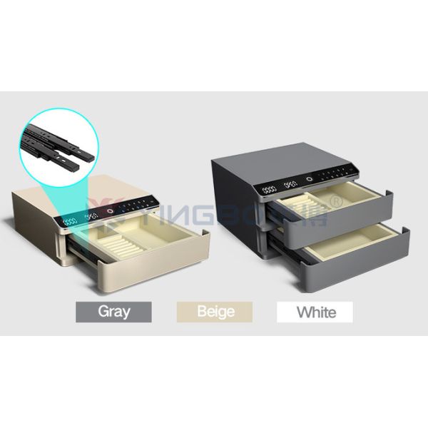 Fingerprint Lock Voice Guide Steel Luxury Best Home Jewelry Safe Auto Open