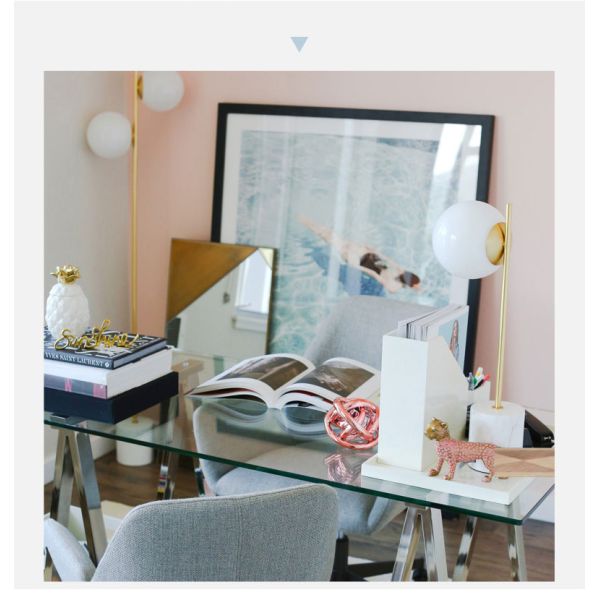 Minimalist Gold Plated Metal Table Lamp Luna Table Lamp(WH-MTB-183)