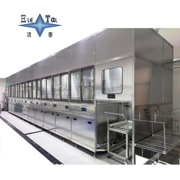 Hardware Ultrasonic Cleaning Equipment 100KW Automatic Ultrasonic Cleaning