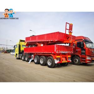 Reinforced Mechanical Suspension 60 Tons Dump Semi Trailers