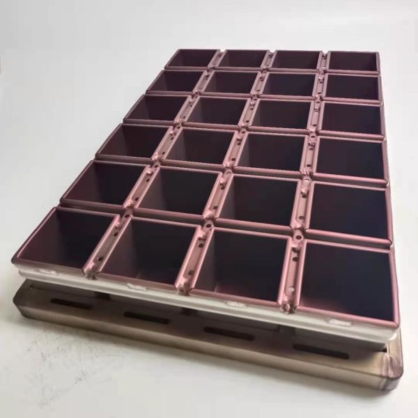 Buy Non Stick  24 Case Aluminum Multi Loaf Bread Pan Mould at wholesale prices