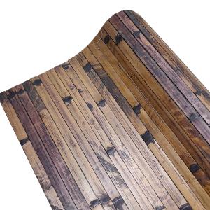 Customized Bamboo Wallpaper Bamboo Paneling 17mm Width Woven Back