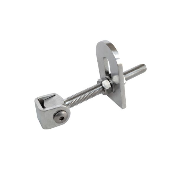 yellow galvanized out swing gate hinge with long bolt M16