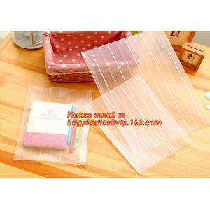transparent clear PVC Slider zipper bag plastic bag with zipper, Vinyl Slider
