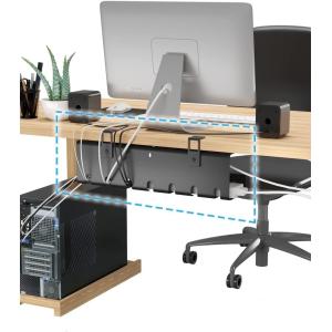 Cable Duct Desk No Drilling Wire Management Box The Perfect Cord Management
