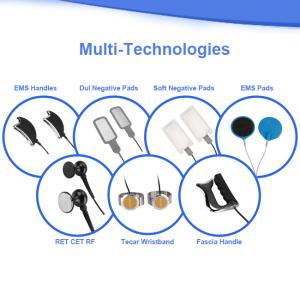 448khz Back Pain Massage Machine With Temperature Control Ret Tecar Rf Beauty