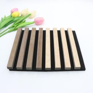 PET WPC Acoustic Wall Panels Board With Flame Retardant Insulation