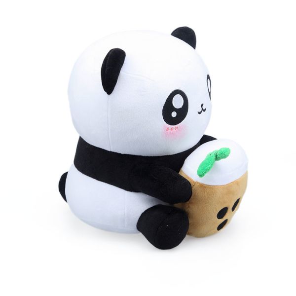 Buy PP Cotton Stuffed Milk Tea Cup Panda Plush Toy at wholesale prices