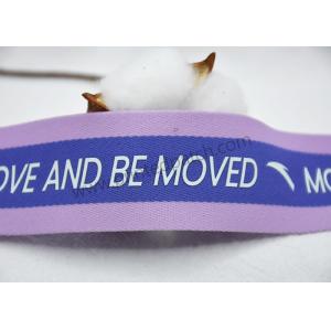 OEM Sportswear Anti Slip Elastic Band 1 Inch Wide With Braided Nylon Cord