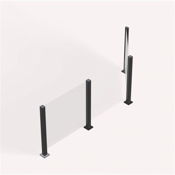 Buy Balcony Aluminum Glass Railing Handrails Staircases For Decks Atriums at wholesale prices