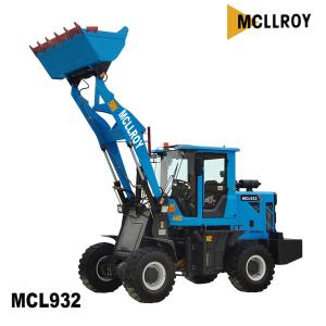 Small Four Wheel Drive Loader Compact Articulated 79hp 58kw Power