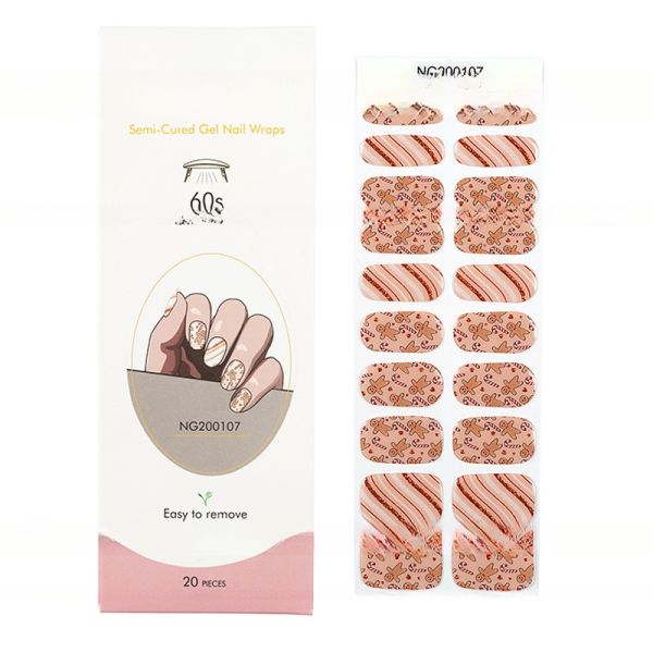 2023 Uv gel french style nail beauty product wholesale new UV Gel Nail stickers