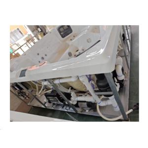 Quality Ergonomic 8-Person Seating Outdoor Acrylic Whirlpool With Ocean Wave Shell for sale