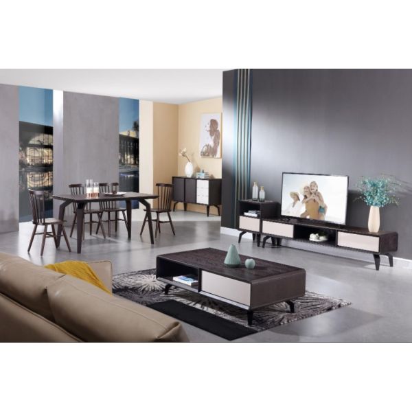 Living Room Furniture Modern Dining Table Set 6 Seaters Marble Dining Table Luxury