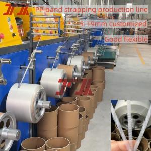 China Filler Use Granule PP Belt Strapping Making Machine with PLC Control System 5-19mm on sale