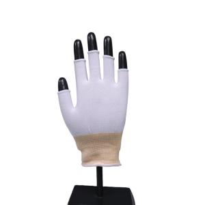 Sterile Ambidextrous Cleanroom Half Finger Nylon Glove Liners Lint Free
