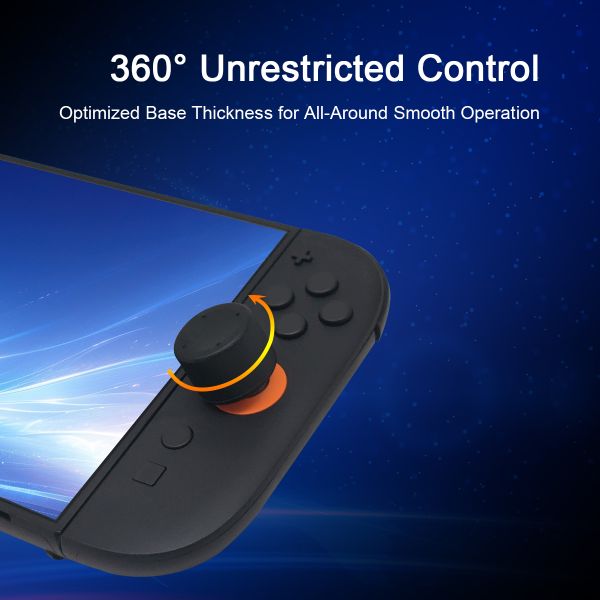 3D Anti-Slip 6 in 1 High low Combos Silicone Thumbstick Grip Joystick Caps for Nintendo Switch 2