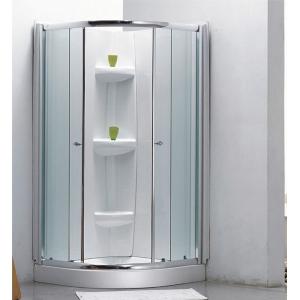 Acrylic shower back wall for shower enclosure