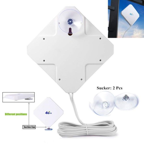 698-2700MHz LTE 4G External Panel Antenna with S MA CRC9 TS9 MIMO and 50Ω Impendence