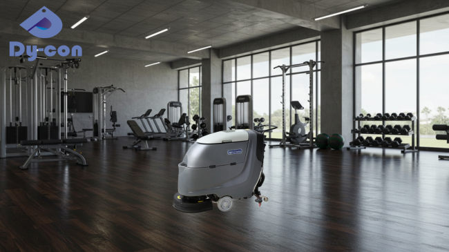 Walk-Behind Floor Scrubber Ensures Your Gym Floors Are Always Dry And Clean