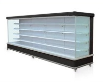 Commercial Upright Supermarket Open Refrigerator Fruit Display Vegetable Chiller