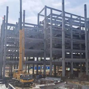 Prefab Steel Structure Warehouse with Overhead Crane Q235B Q355B