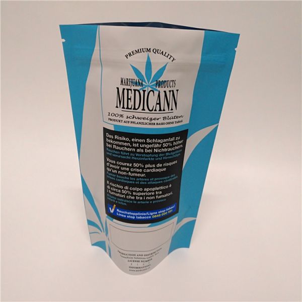 MOPP 3.5g 7g Smell Proof Mylar Bag Gravure Printing