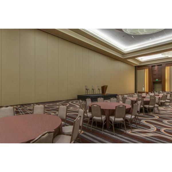 Top Hanging Multi Color Decorative Folding Partition Walls / Acoustic Movable Walls