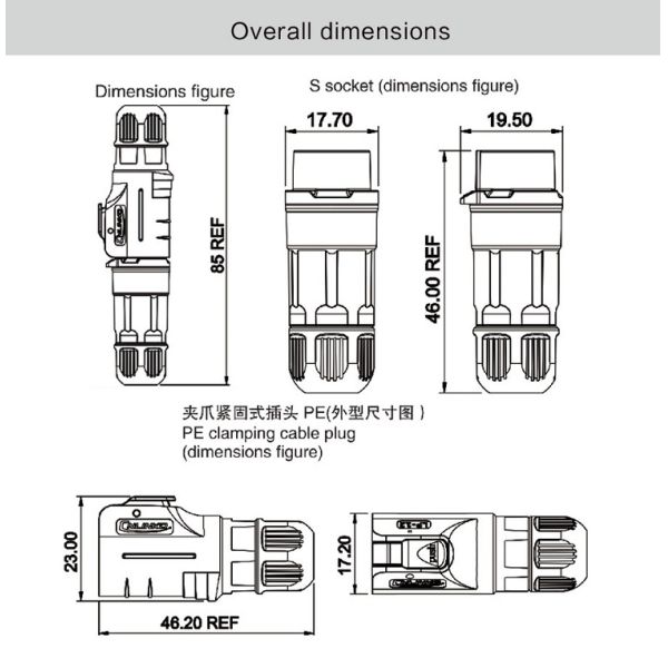CNLINKO M12 8pin Socket Ip68 Waterproof Power Connector for LED Screen Signal Supply Circular Lighting Plastic Metal Connectors