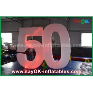 Customized Inflatable Number With LED Light For Event Advantages